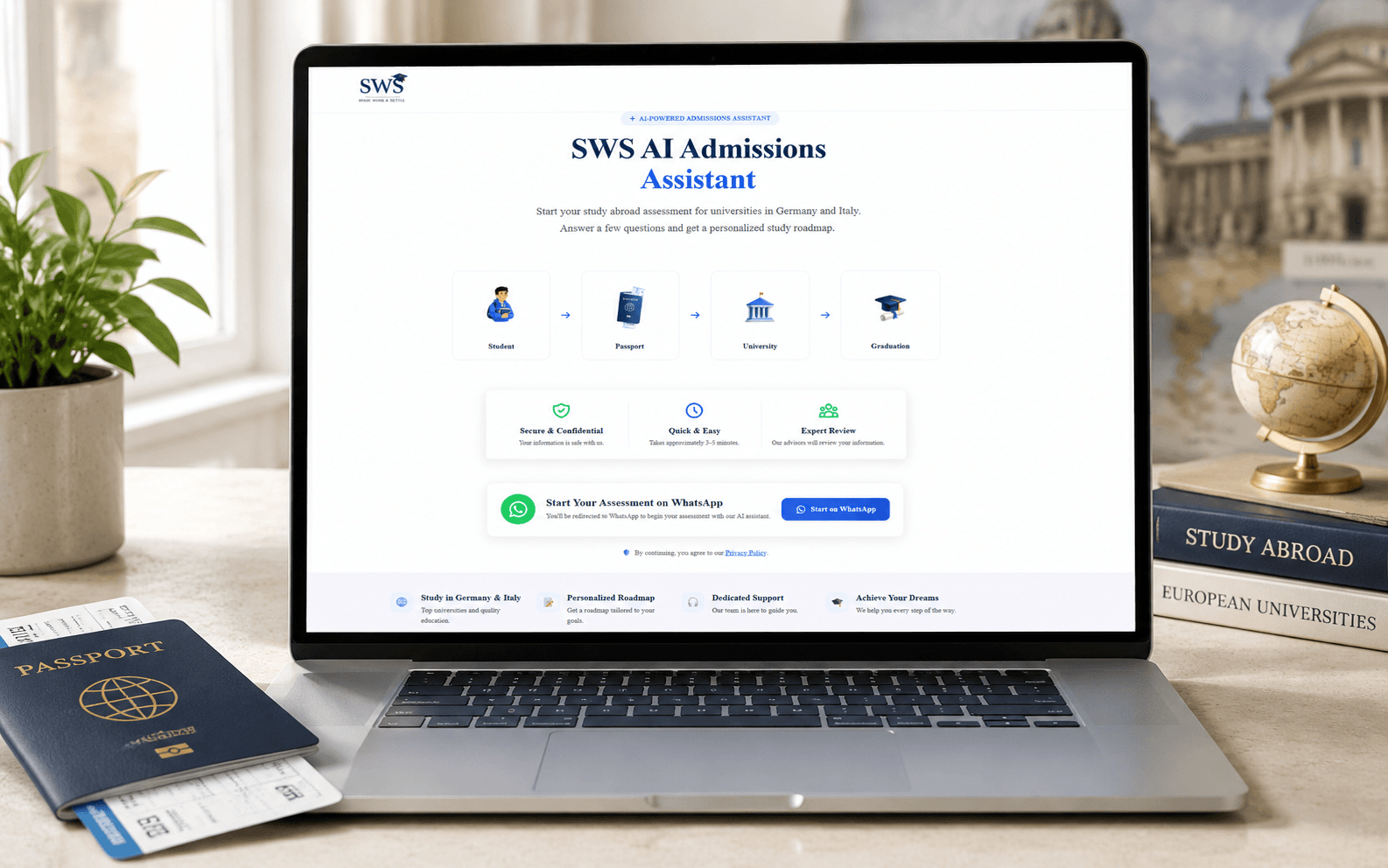 SWS - AI-Powered Admissions Assistant